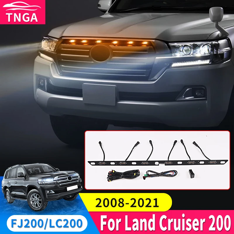 2008- 2021 Toyota Land Cruiser 200 Модифицированная лампа двухцветная передняя противотуманная