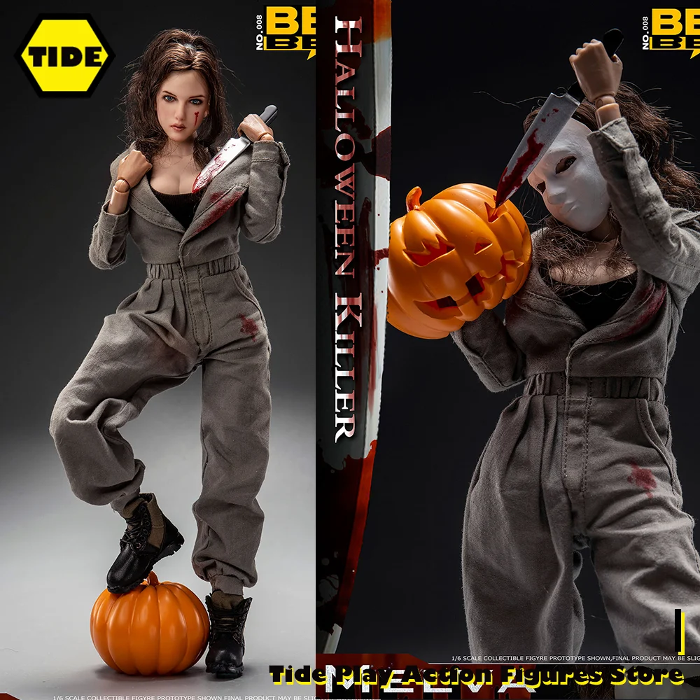 

Hot Sales BBK BBK008 1/6 Halloween Killer Girl Melwa Figure Model 12" Female Soldier Action Doll Full Set Collectible Toy