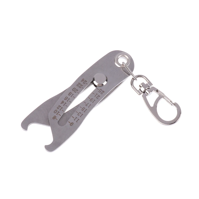 Точный брелок для проверки размера резьбы портативный штангенциркуль