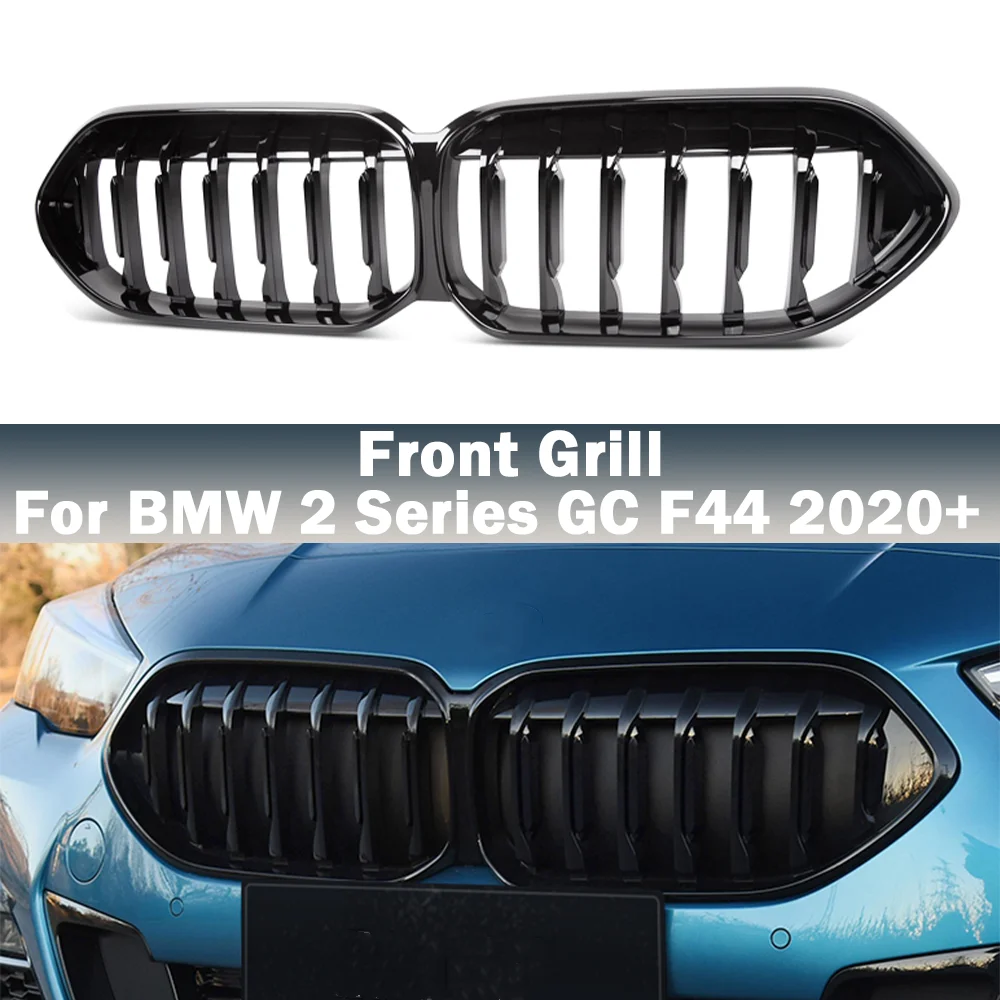 

Глянцевая черная передняя решетка BMW 2 серии F44 2021 + Gran Coupe