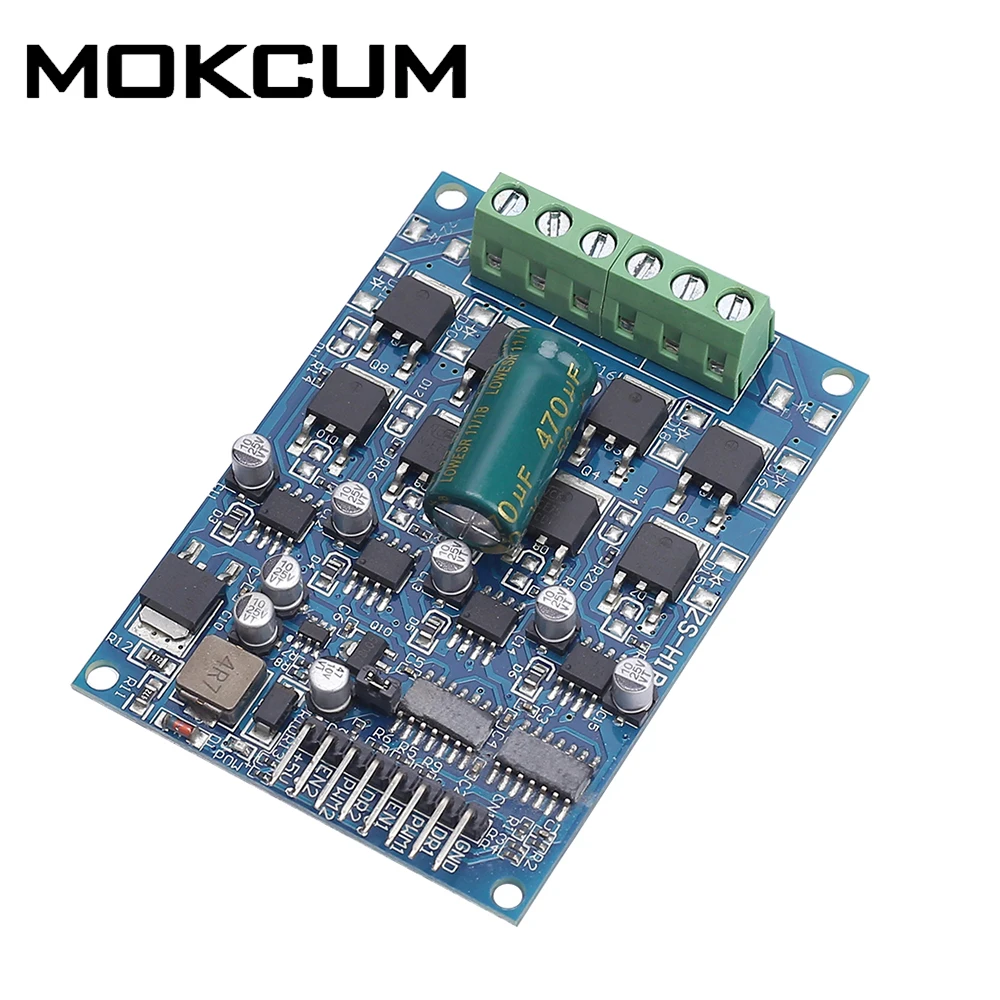 

2-Channel DC Motor Driver Board Module DC 5V-36V 16A Dual H-Bridge Forward and Reverse PWM Speed Control High Power