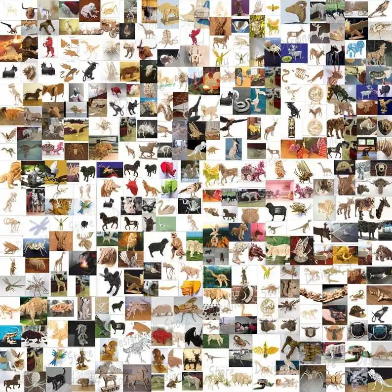 Мега-пакет лазерной резки + 300 000 веекторных Dxf - Svg Cdr-файлы для 3D и 2D ЧПУ SVG