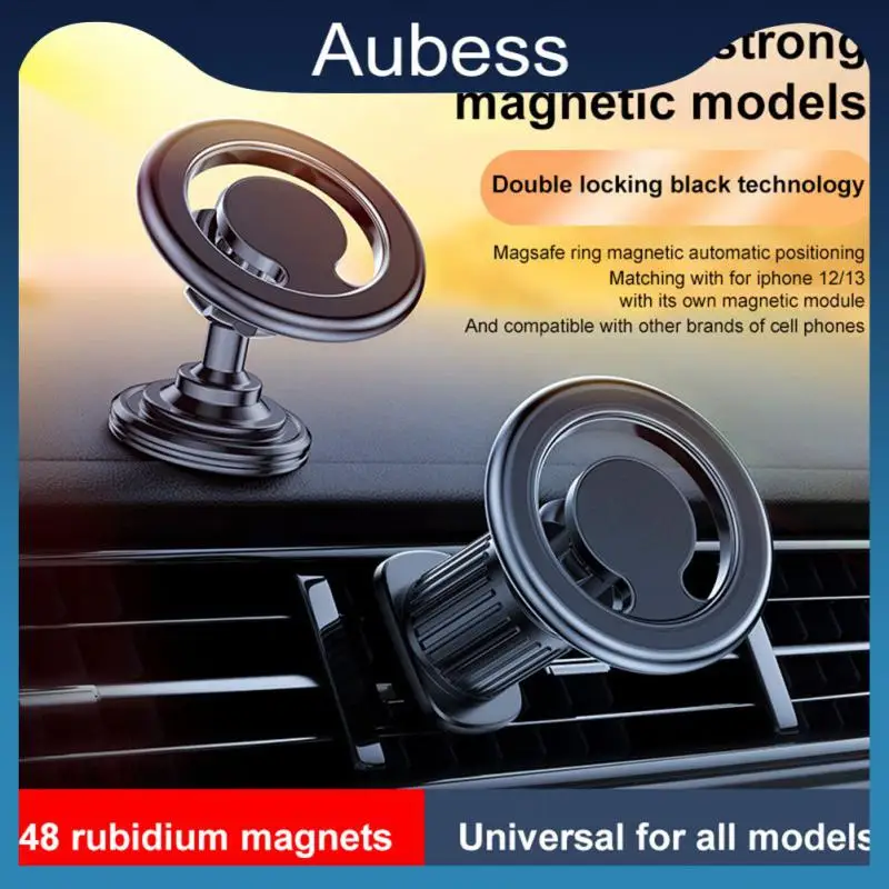 

Not Block The Sight 360 Degree Rotation Gps Navigation Bracket Multifunctional Car Phone Holder Stand Universal Magnet Mount