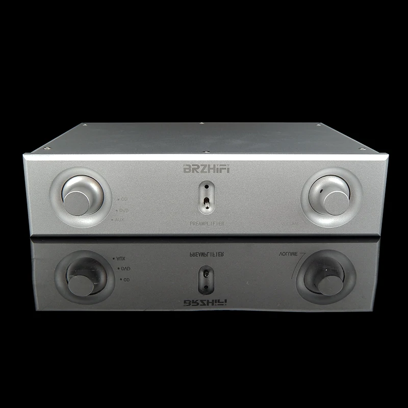 Фото 【Хит продаж】Алюминиевый корпус для HIFI аудиоусилителя/предусилителя, фрезерованный на ЧПУ, 2606A, Ш261мм, В62мм, Г190мм №3