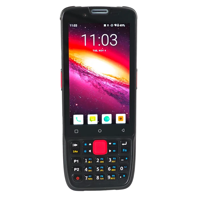 Фото CARIBE PL-40L Прочный КПК Android 13 Сканер штрих-кода 1D 2D с 4-дюймовым дисплеем 4G 13,56 МГц Портативный терминал RFID №1