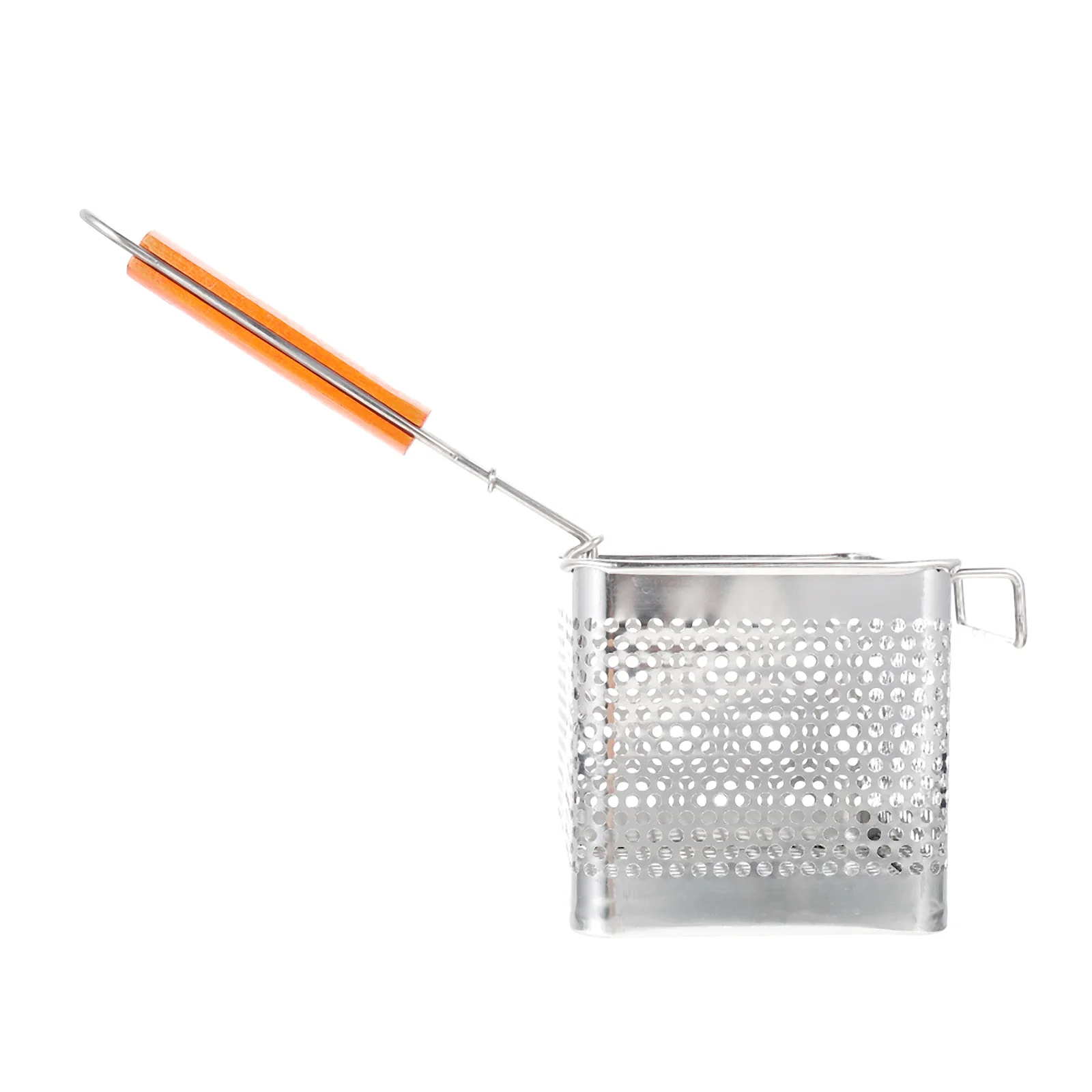 

Basket Fry Frying Fryer Serving Frenchholder Kitchen Strainer Chips Fried Fries Deep Chip Wire Chicken Steel Net Stainless Mini