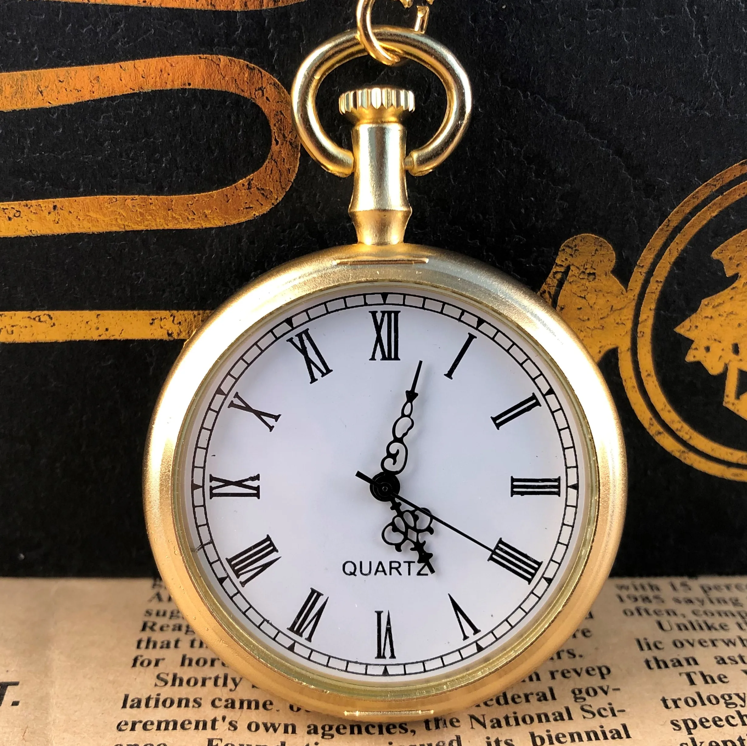 Модные Простые кварцевые карманные