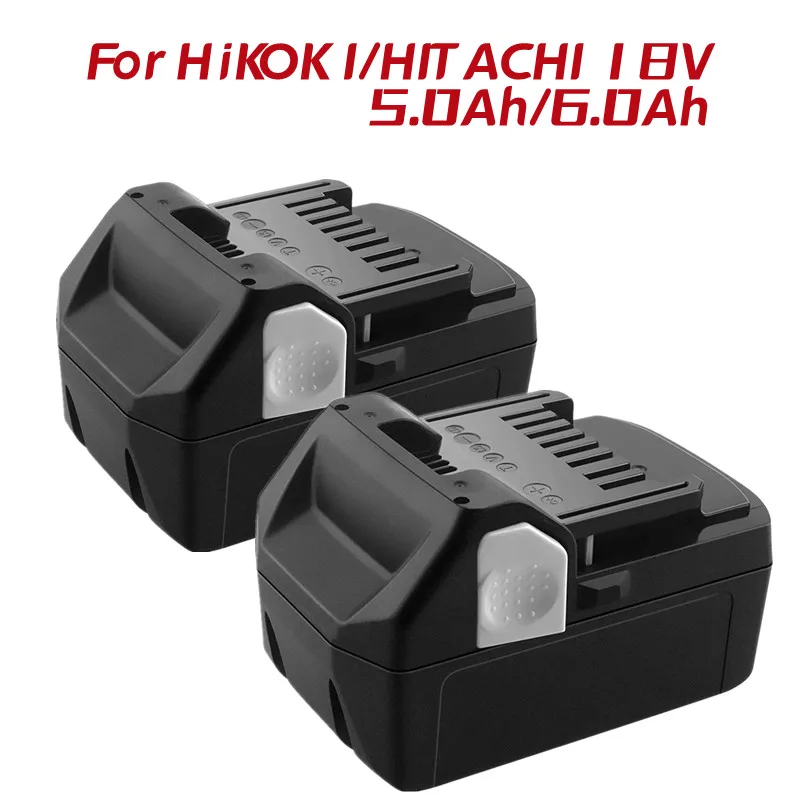 18V 6,0 Ah Lithium-ion Akku-bohrschrauber Werkzeug akku für Hitachi/Hikoki BCL1815 EBM1830 BSL1840 BSL1850 batterie