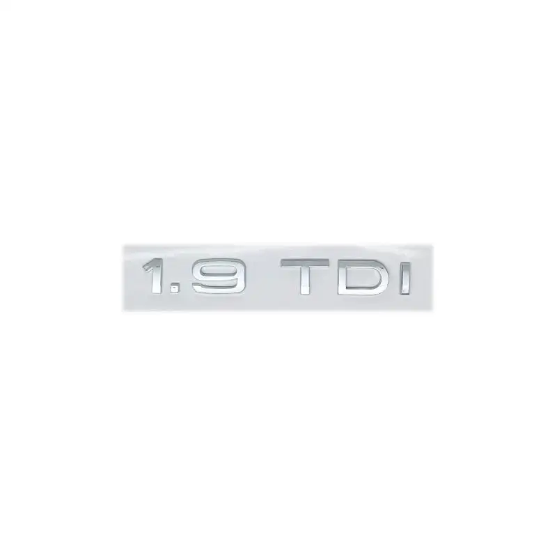 

3D эмблема с логотипом багажника ABS 1,9 TDI для Audi A4/A6 — прочная наклейка на автомобильный значок, аксессуары, простая установка