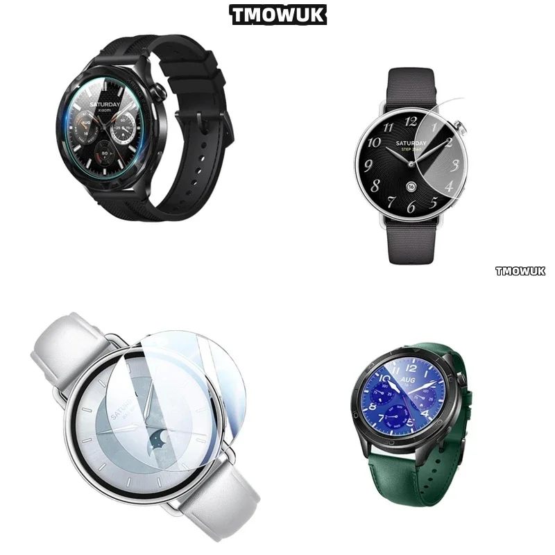 Фото Для Xiaomi Watch S4 41 мм Haylou Solar Neo ультратонкая защитная пленка из закаленного стекла 9H с антицарапинным покрытием и HD-прозрачностью. №1
