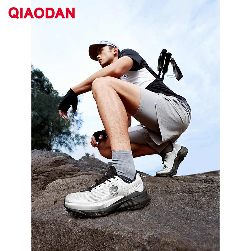 Фото Мужские кроссовки QIAODAN Mountain God 3.0 для бездорожья 2026: легкие, дышащие, нескользящие, для активного отдыха QDF193262977 №5
