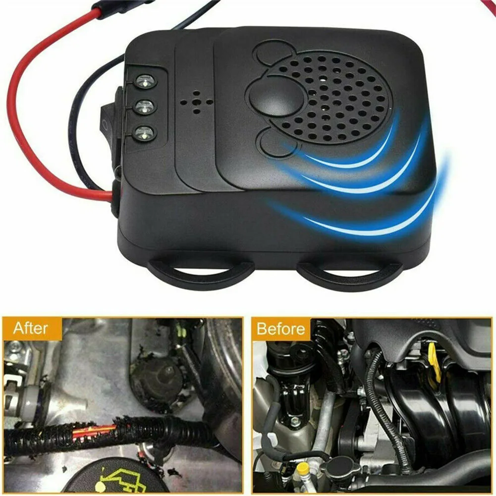 

Ultrasonic Rat Repellent Car Rodent Rat Repellent Pest/Animal White LED Light