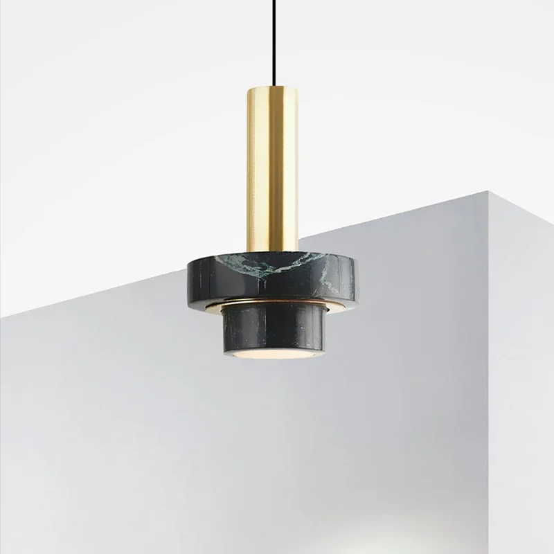 FKL скандинавская мраморная люстра простая прикроватная лампа для спальни