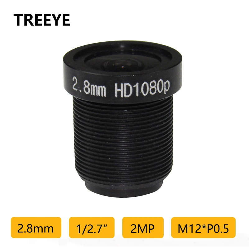 

Объектив 1080P 2,8 мм для камеры видеонаблюдения M12 2,0 Megpaixel Aperture F1.8, 1/2, 7 "формат изображения камера видеонаблюдения объектив HD