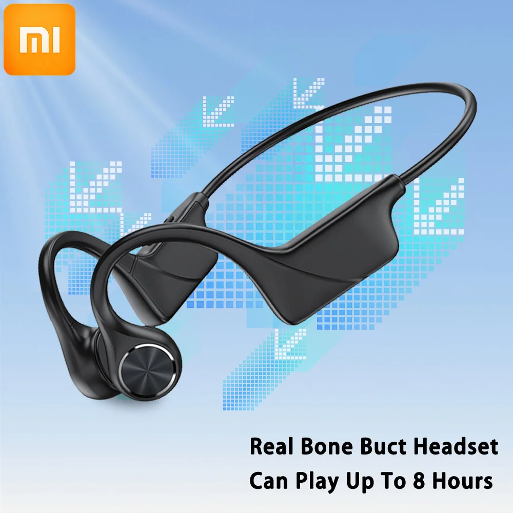 

Xiaomi 2023 Real Bone Conduction Headphones Bluetooth Wireless Earphones Waterproof Sports Headset with Mic for Workouts Running