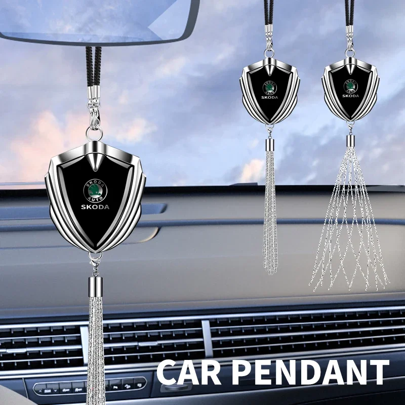 Интерьер автомобиля зеркало заднего вида подвеска украшения аксессуары для Skoda