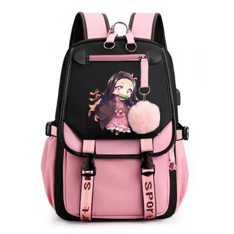 Cartoon Bookbag Laptop Travel Rucksack Outdoor Bag
