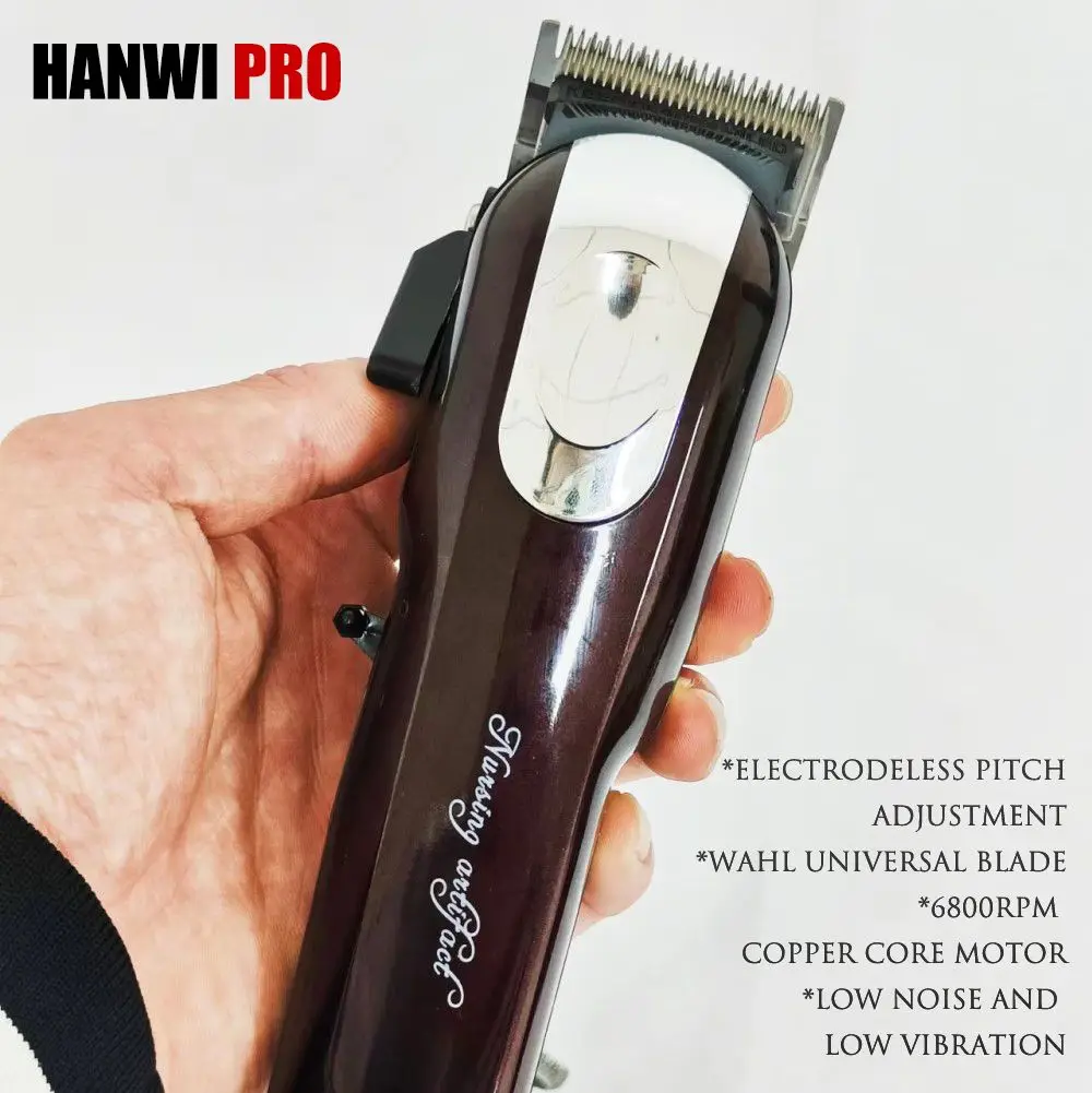 

HANWI профессиональная электрическая машинка для стрижки волос, триммер, набор из 2 предметов, мужская красота, искусственная головка, инструмент для парикмахерской с градиентом