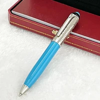 yamalang luxury ballpoint pen octagon green wave pattern high quality with red box top gift