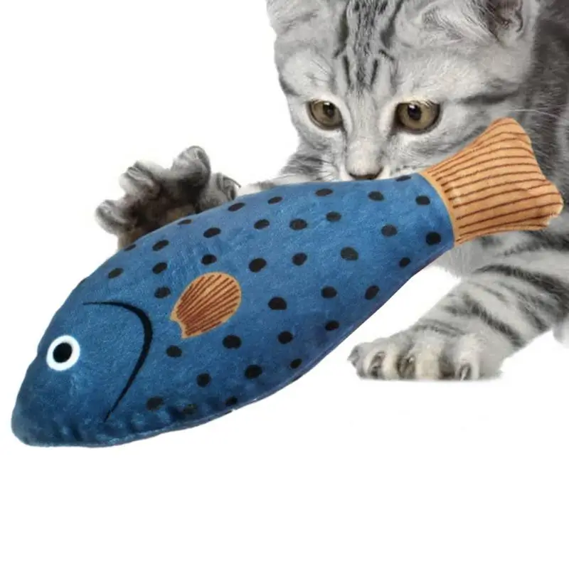 

Catnip Toys For Indoor Cats Kitten Toys With Catnip Plush Cat Chew Toy Reduable Bite Resistant Fish Toy Catnip Filled Toys For