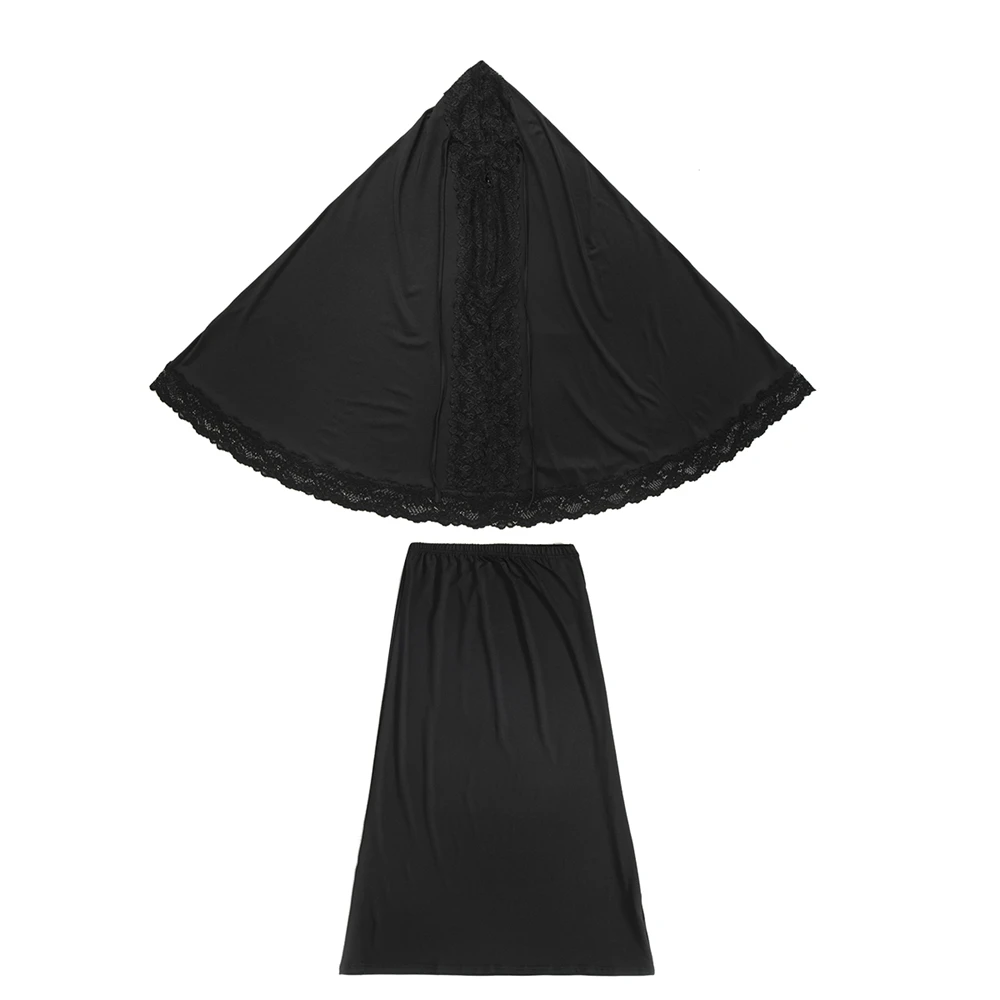 Рамадан абайя мусульманские дети для девочек химар Паранджа длинная юбка макси