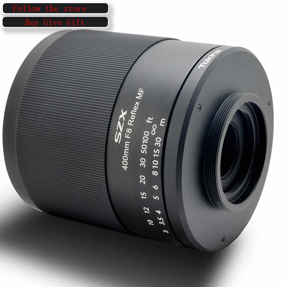 

Телеобъектив Tokina SZX 400 мм f/8 для Canon Nikon Sony Fuji Mount