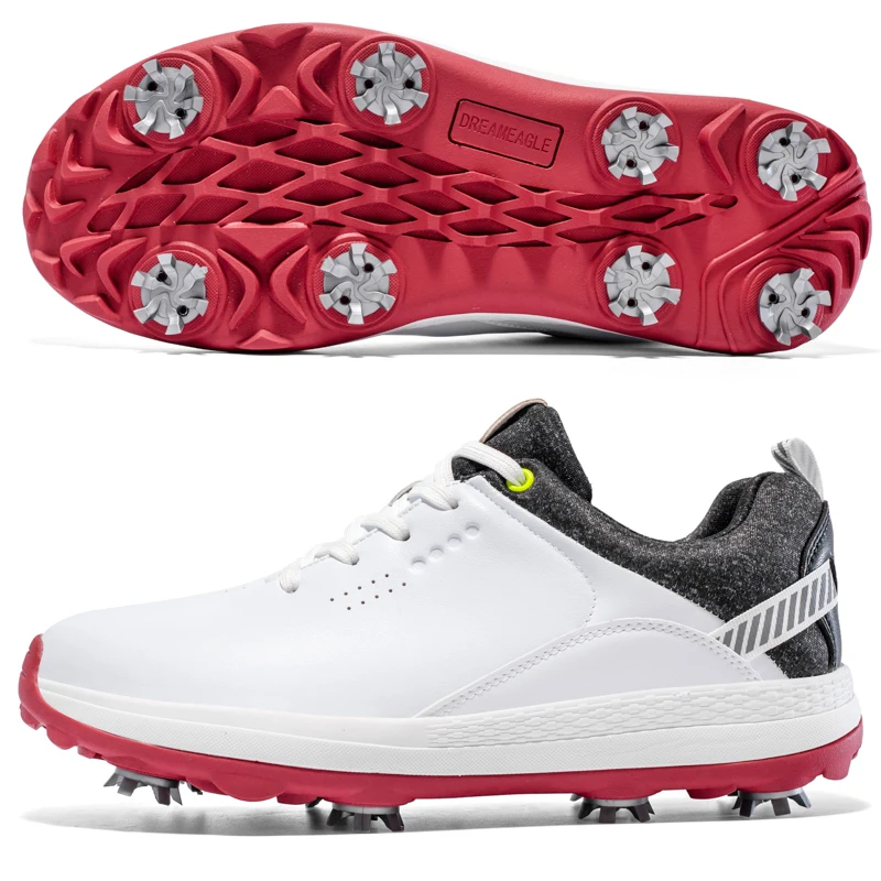 

New Spikes Golf Shoes Men Professional Golf Sneakers for Men Comfortable Golfers Shoes Anti Slip Golfers Sneakers Male