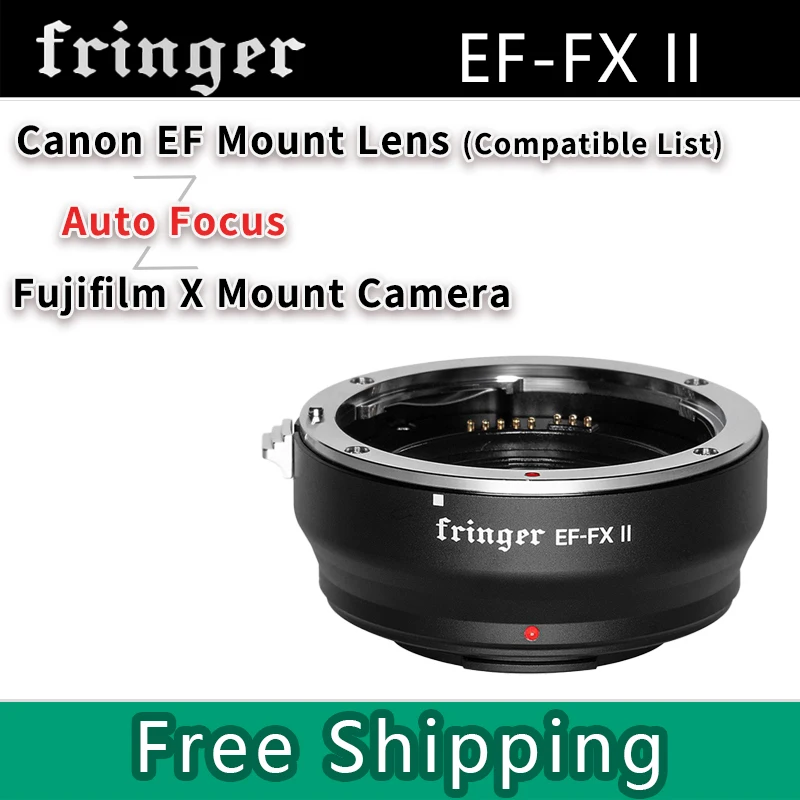 Адаптер для объектива с автофокусом Fringer EF-FX II креплением Canon Sigma Tamron EF камеры Fujifilm