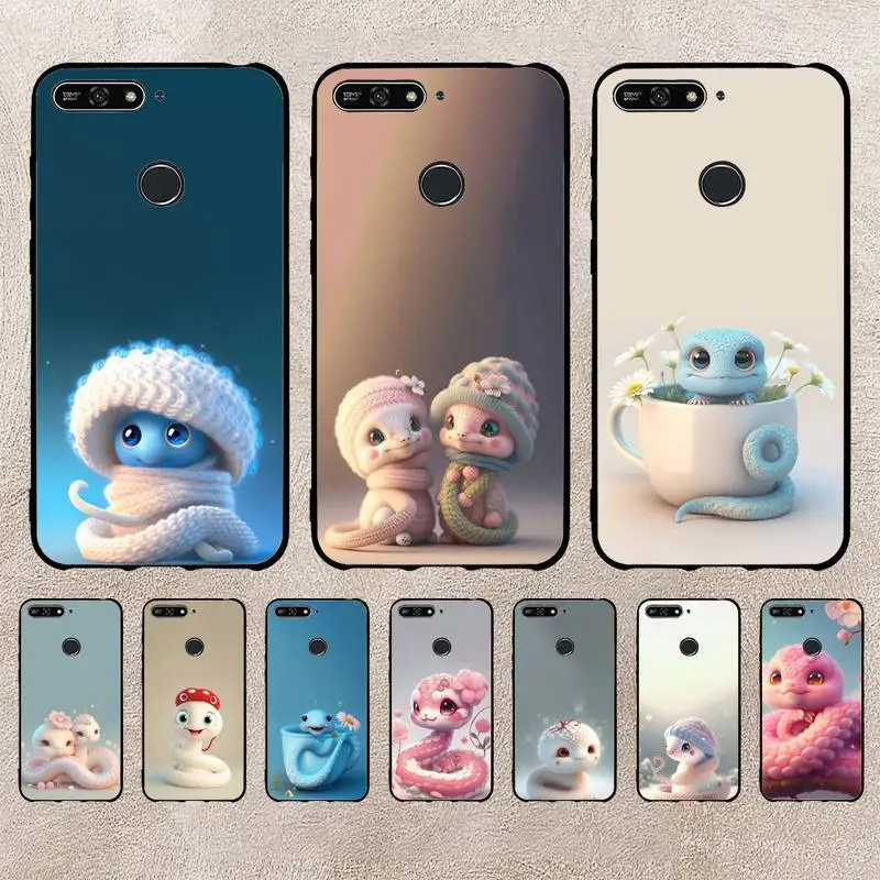 

Snake Cute Cartoon Art Phone Case For Xiaomi 11 10 12Spro A2 A2lite A1 9 9SE 8Lite 8explorer F1 Poco 12S Ultra Cove