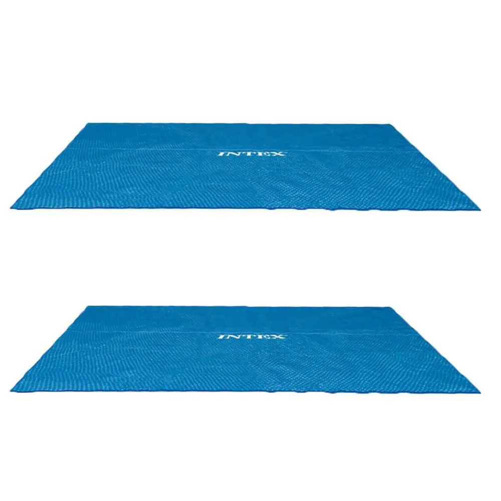 

9 x 18 Foot Rectangular Solar Frame Set Swimming Pool Cover (2 Pack)