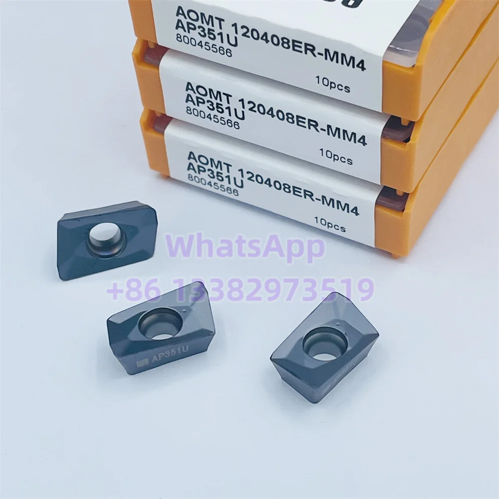 

Фрезерные карбидные вставки AOMT AOMT120408ER-MM4 AP351U