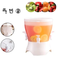 4 5l cold kettle with faucet cold ice water cool bucket food grade pp water bottle refrigerator ice water teapot home supplies