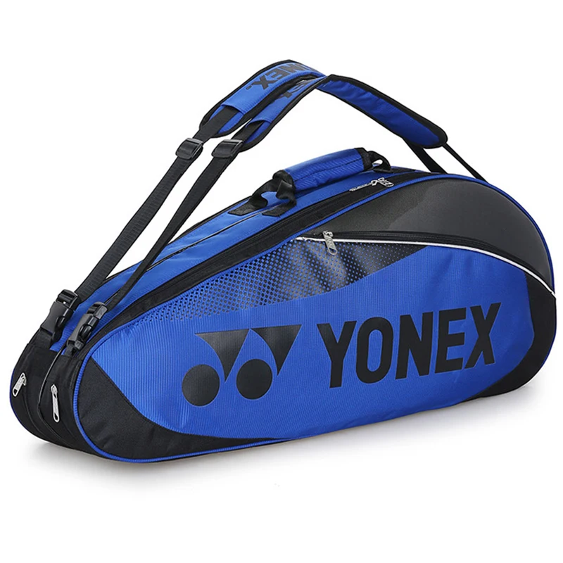 

YONEX сумка для бадминтона на 6 Ракеток с отделением для обуви большой емкости спортивный рюкзак удерживает все Воланы аксессуары