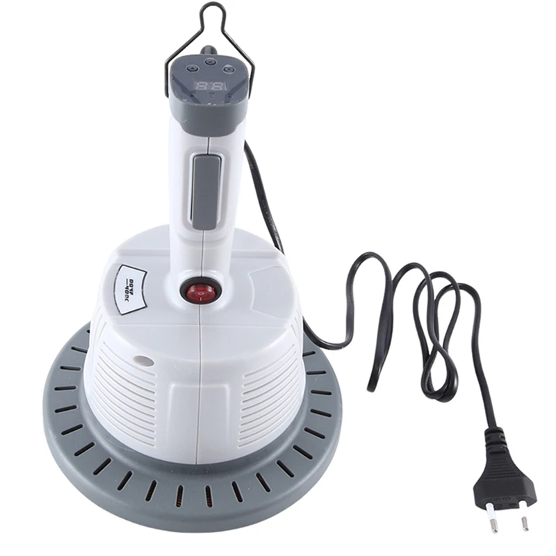

Hand-Held Electromagnetic Induction Sealer 130Mm Bottle Neck Sealing Machine Aluminum Foil Machine Sealer EU Plug Gray