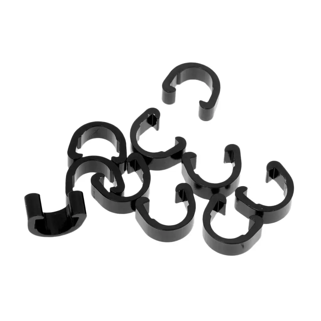

10Pcs Cable Guide Buckle Bike Line Derailleur Cable Hose C-Clips