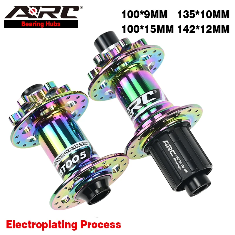 

ARC MTB Hub Mountain Bike Disc Brake 4 Bearing 32 Holes HG 8 9 10 11 Speed Sram NX SX 12S Front 9x100 15x100 Rear 10x135 12x142