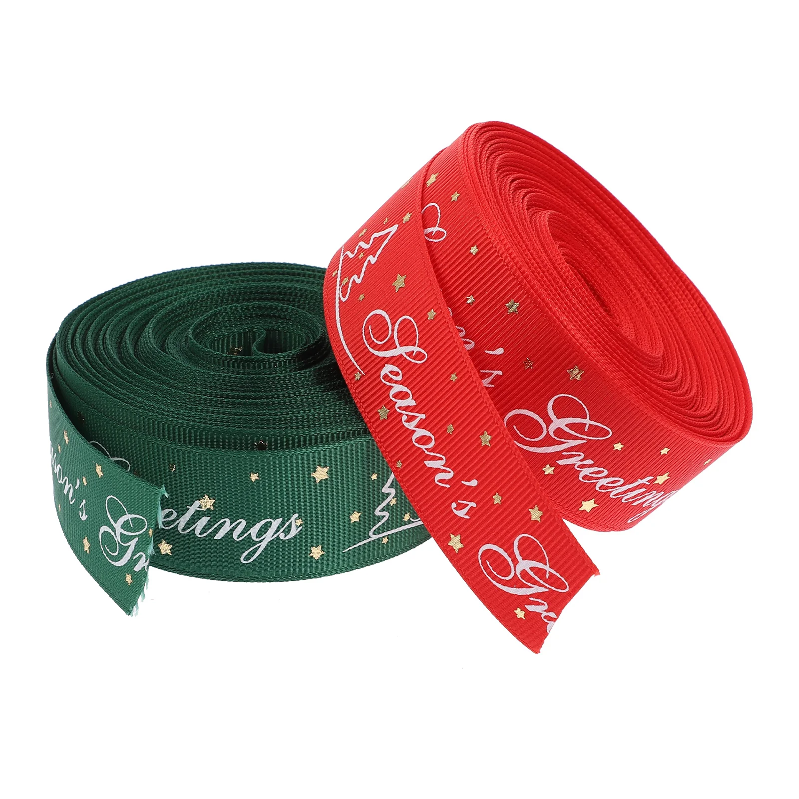 

Christmas Ribbon Gift Bow Fabric Holiday Grosgrain Satin Ribbonswreaths Tree Box Presents Wired Present Homemade Decoration
