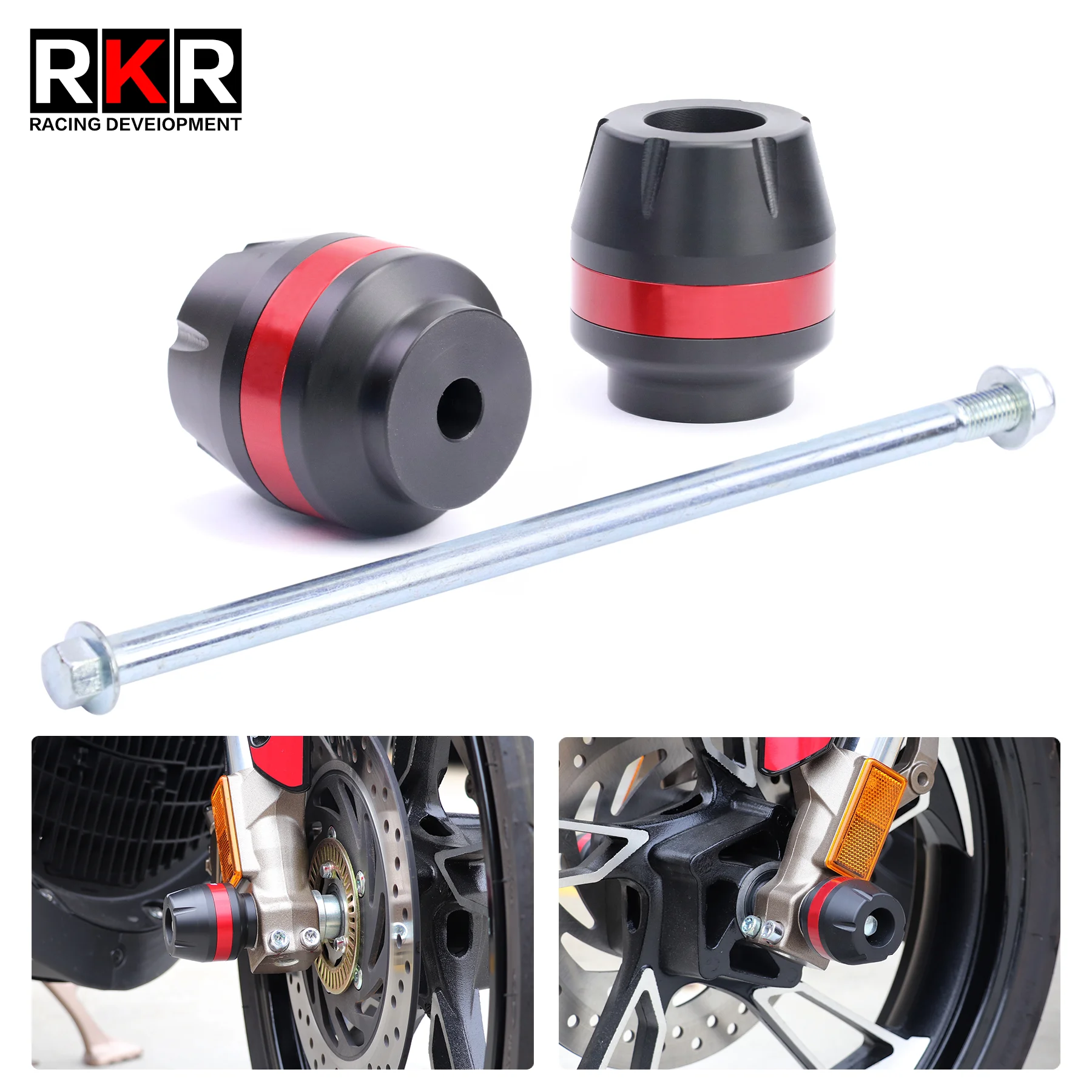 

Motorcycle Front Wheel Axle Fork Slider Crash Pad Anti-Falling Protection Cup for ZONTES 310M 310R 310T 310V 310X 350D ZT250R