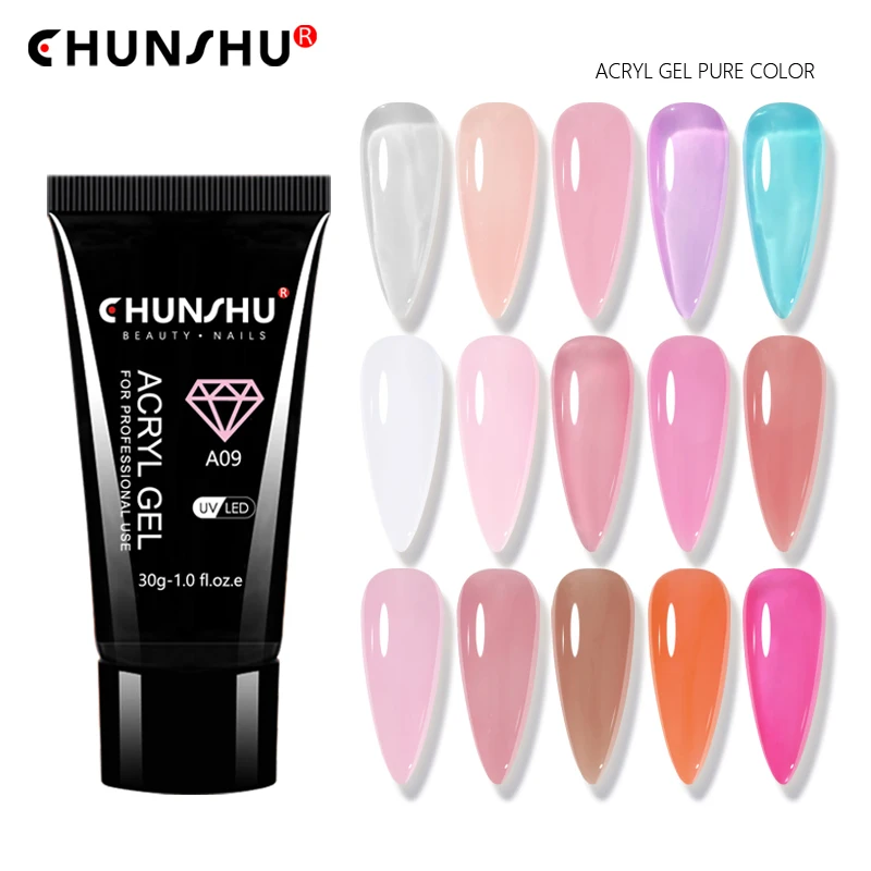 Полиакриловый Гель-лак для ногтей CHUNSHU 30 г удаляемый замачиванием гель