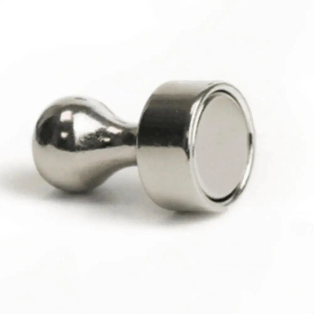 

12Pcs Great Fridge Magnets Indeformable Metal Magnetic Push Pins Bulletin Board Magnetic Thumbtacks