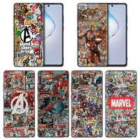 marvel characters comics phone case for samsung a91 a73 a72 a71 a53 a52 a7 m62 m22 m30s m31s m33 m52 f23 f41 f42 5g 4g case
