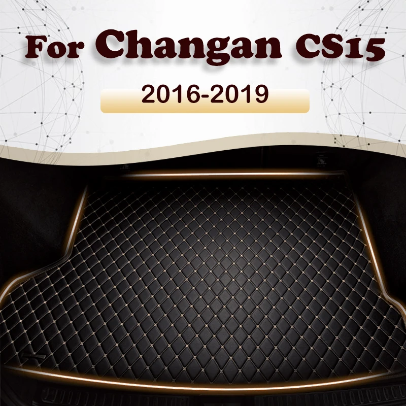 

Коврик для багажника автомобиля Changan CS15 2016 2017 2018 2019, аксессуары для автомобиля на заказ, украшение интерьера автомобиля