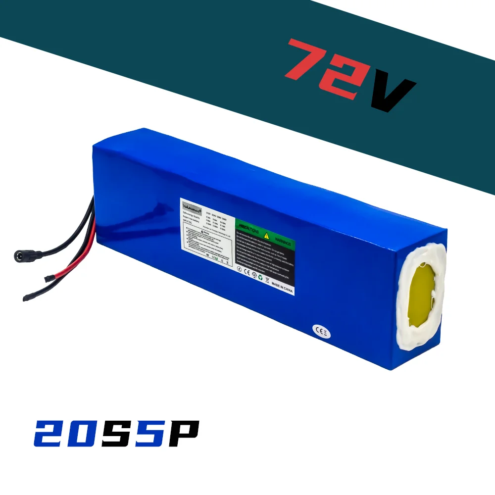 

Electric Bike 72v Battery 20Ah 20S5P 18650 Battery Pack Electric Motorcycle with BMS Max Support 3000W Motor