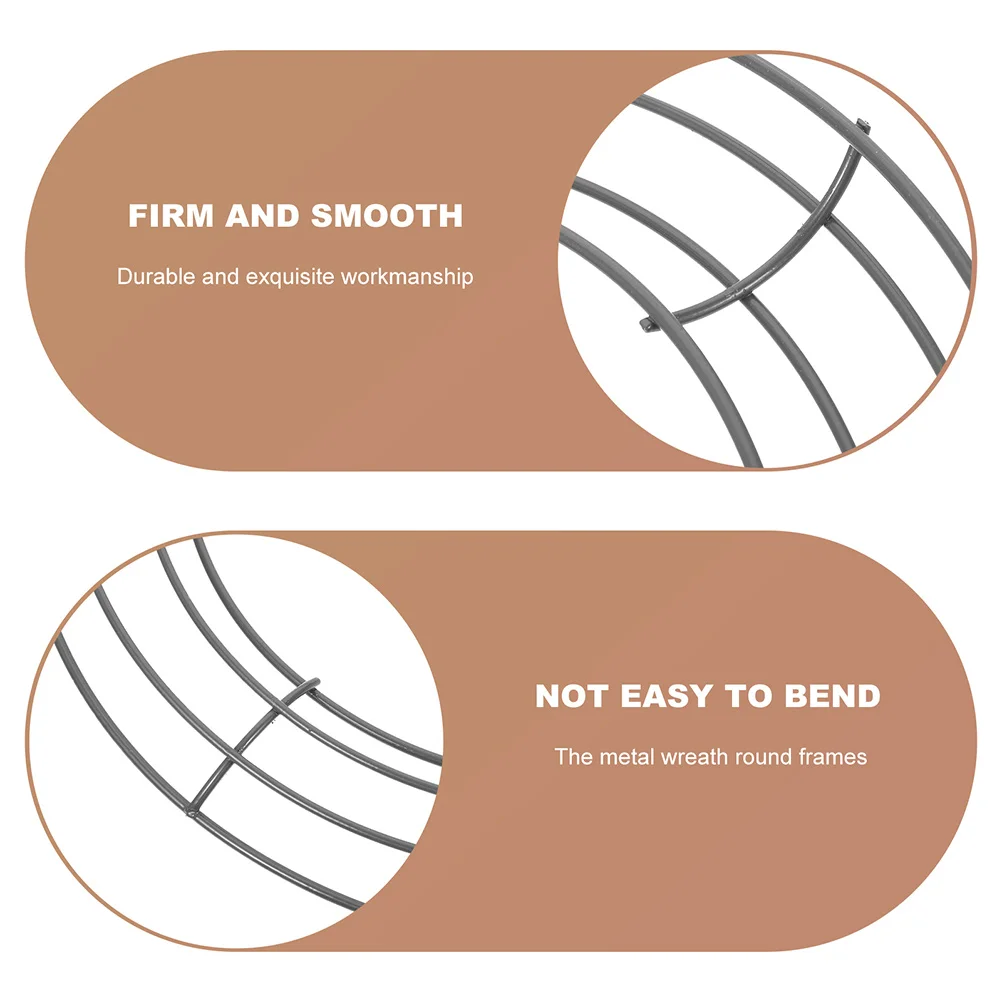 10 шт. свадебный декор гирлянда обруч металлическая цветочная рамка входная дверь