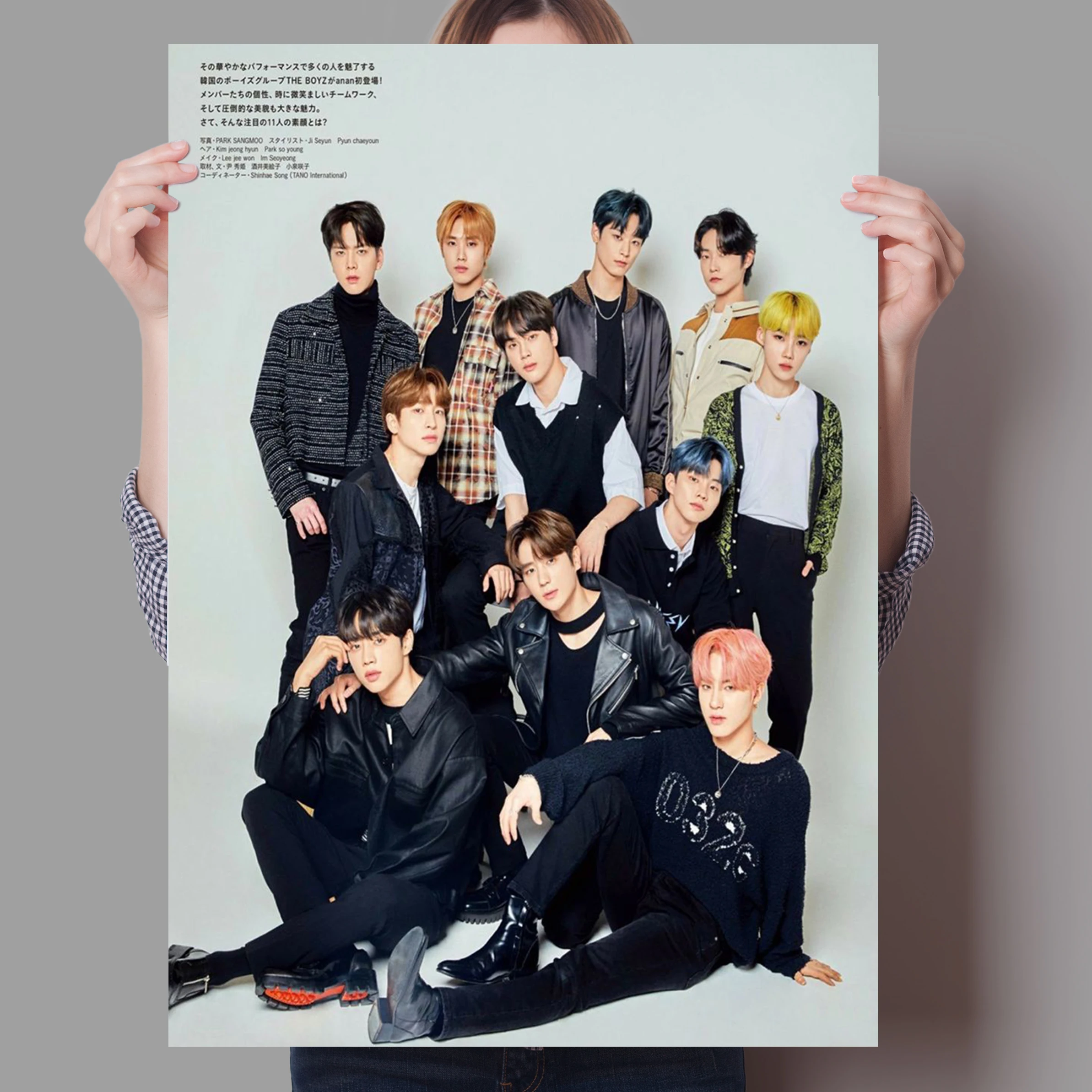 Новинка 2022 г. постеры Kpop Monsta X с музыкальными мотивами группы мальчиков