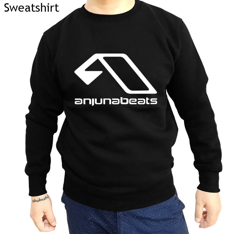 

Мужской свитшот с круглым вырезом, с капюшоном