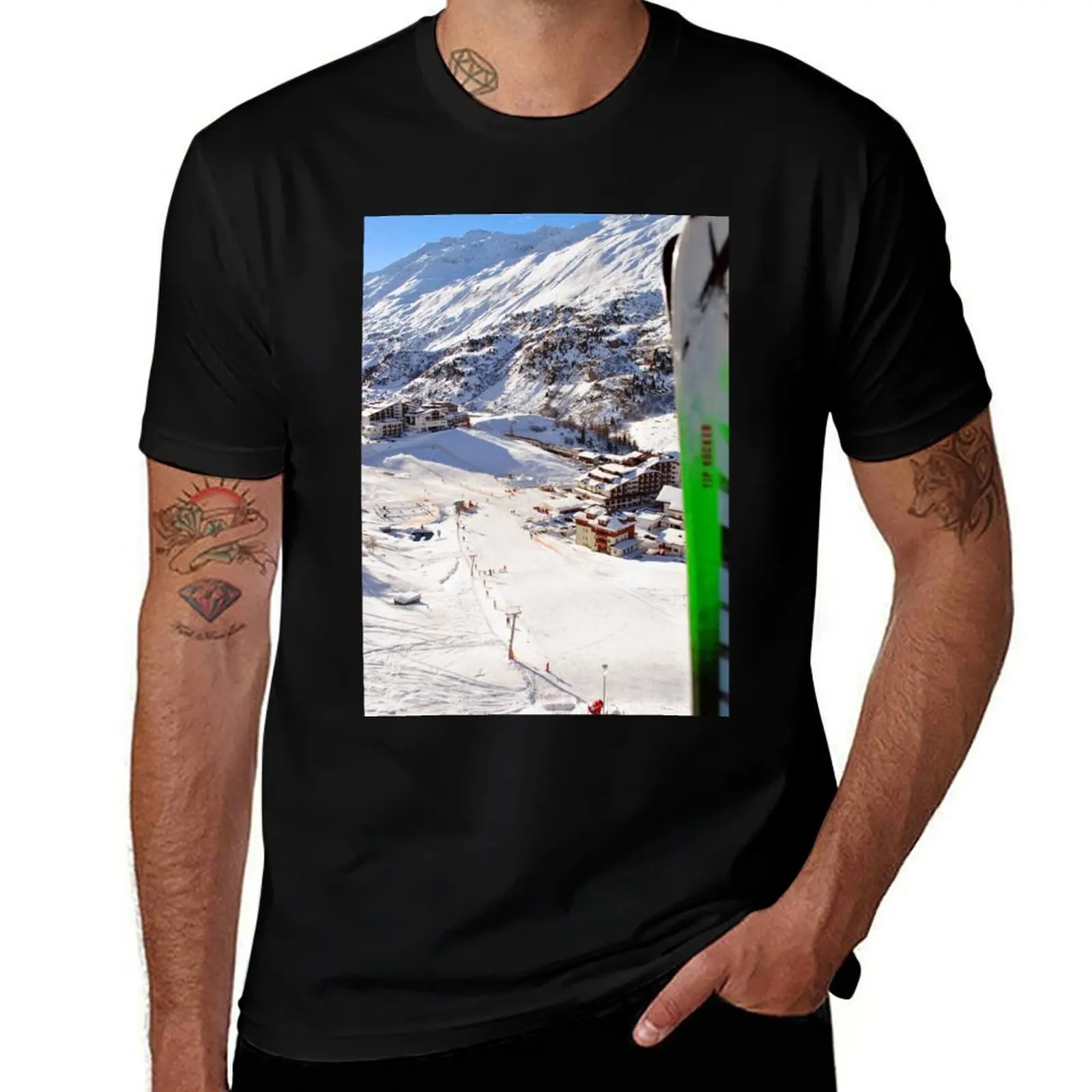 Фото Футболка Obergurgl Hochgurgl Tirol Austrian Alps Austria, повседневная легкая футболка с короткими рукавами №1