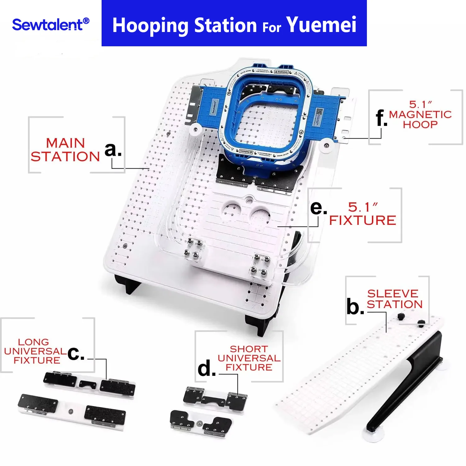 YUEMEI Sweet HE-A1201/A1202 A904 A908 Вышивальная машина с Sewtalent Mighty Hoop HoopMaster Комплект обручейная