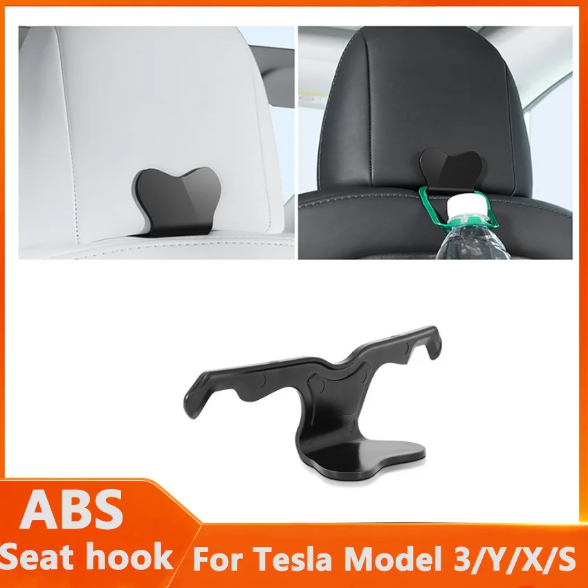 

Suitable for Tesla model 3 seat hook car multi-function hook model Y rear headrest hook Auto Seat Back Hook Portable