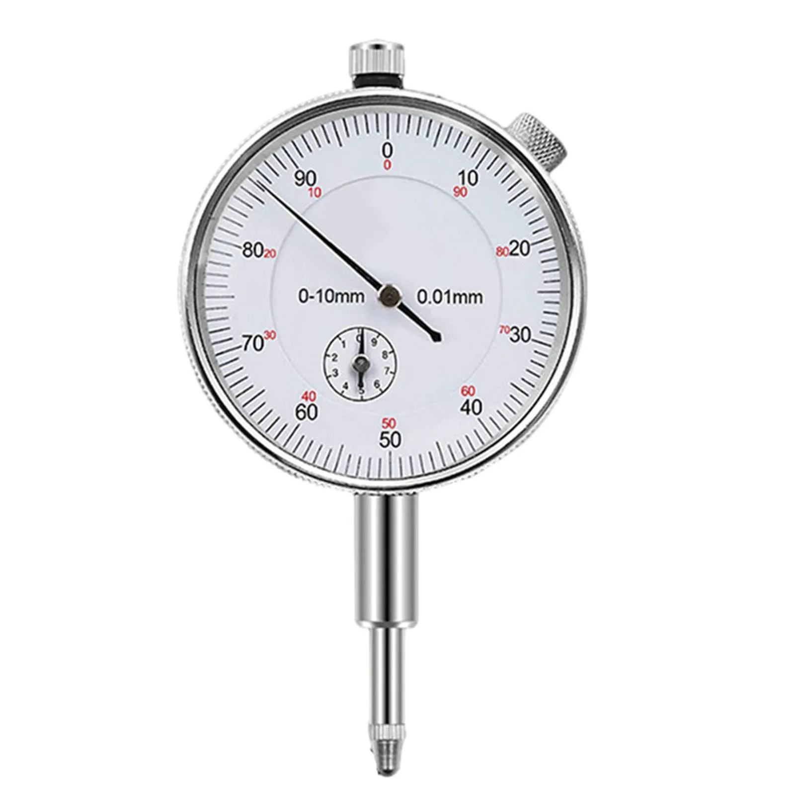 

Pointer Dial Indicator High Accuracy 0.01mm Dial Gauge Test Indicator 0-10 Mm Mechanical Percentage Indicator Measuring Tool